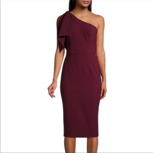 NWT Dress the Population one shoulder Tiffany dress; size XXL.